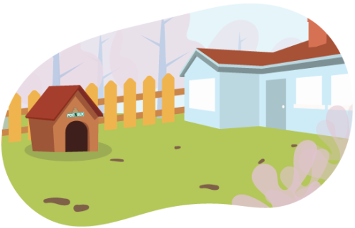 Backyard Cleaning PooSUX Dog Waste Removal